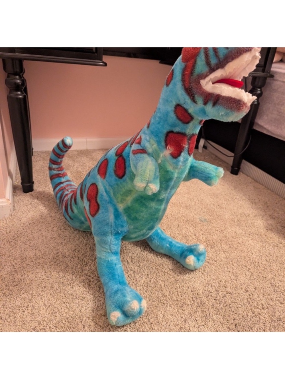 Melissa & Doug Multicolor Plush Dinosaur - Green/Blue/Red Accents - Picture 2 of 4